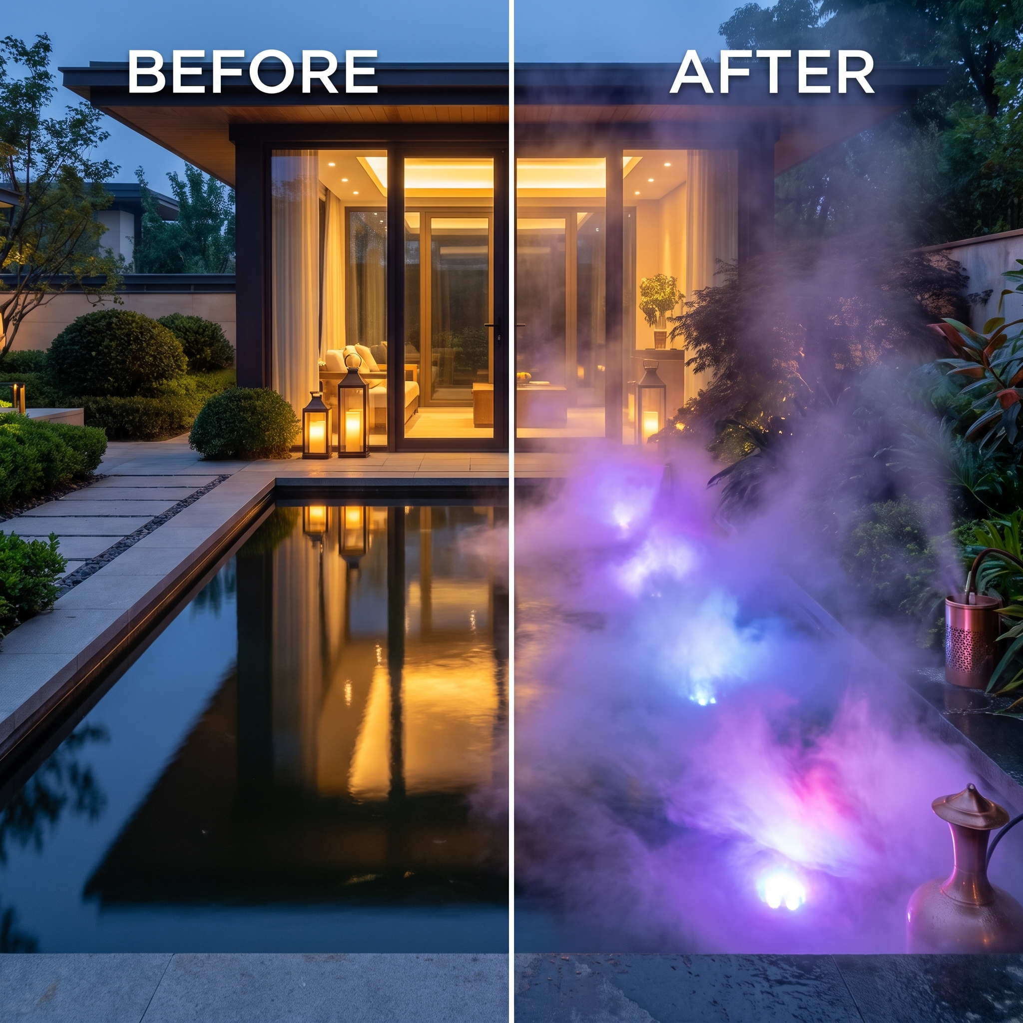 FogGlow Before After